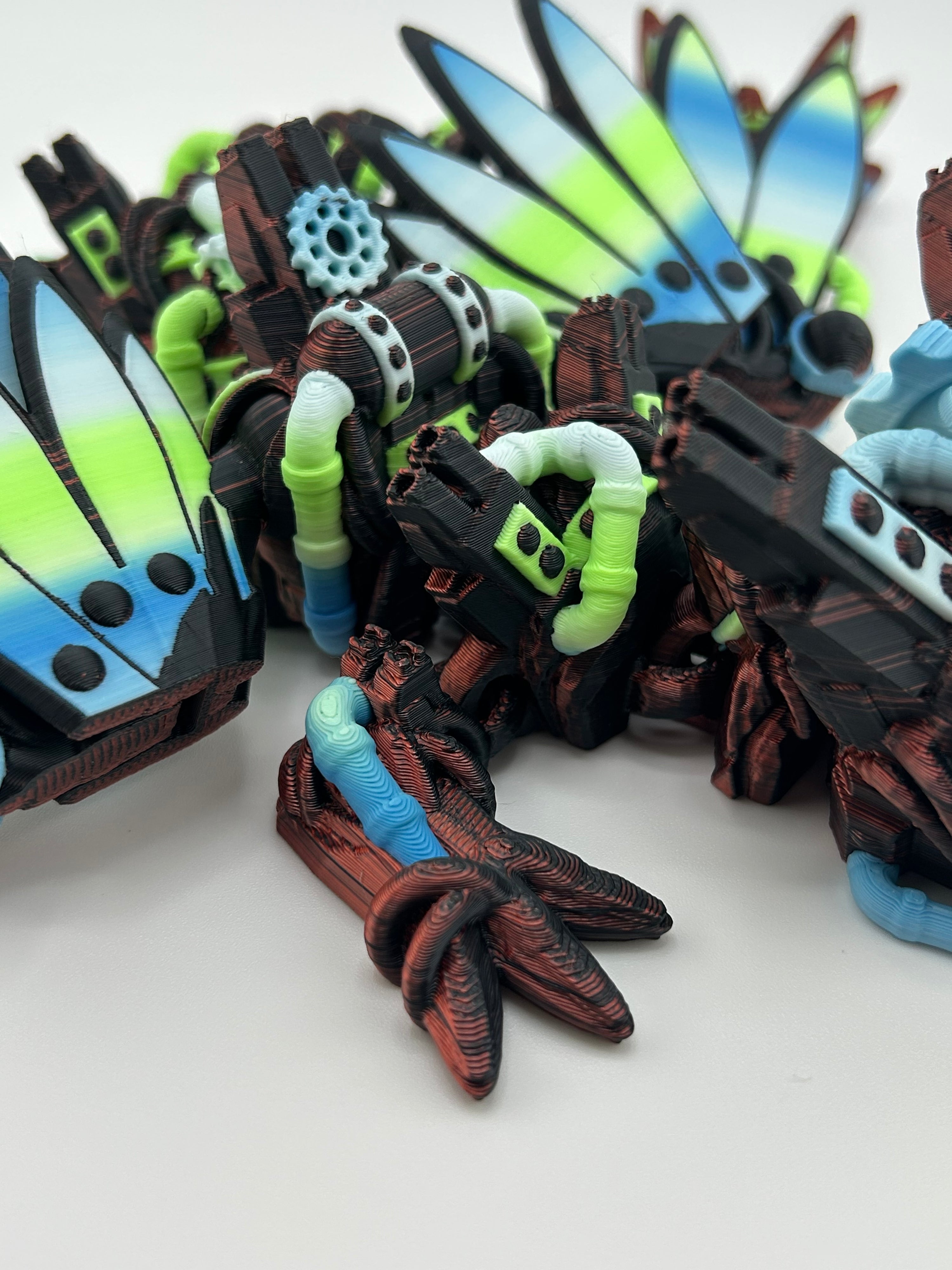 Baby Steampunk Dragon Gradient