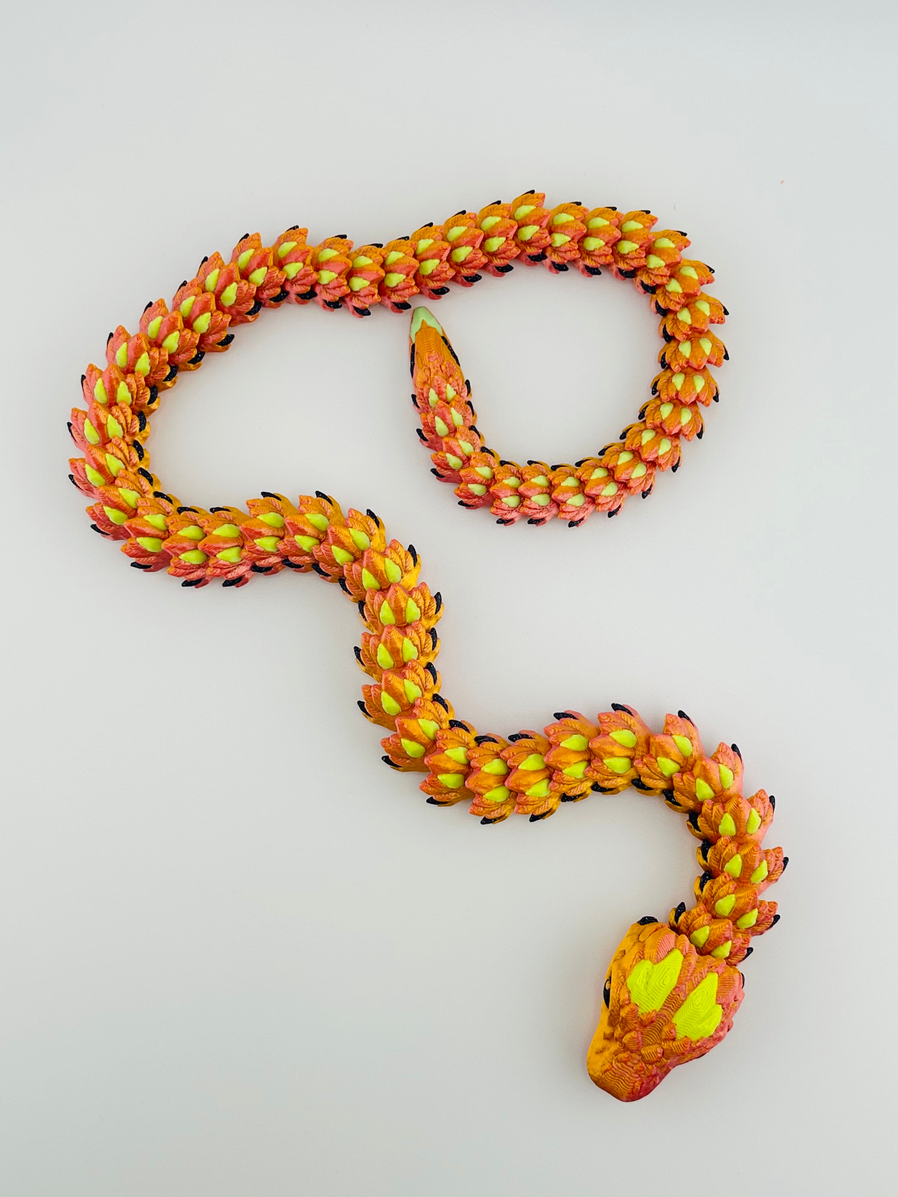 Crystal Snake Silk Pink