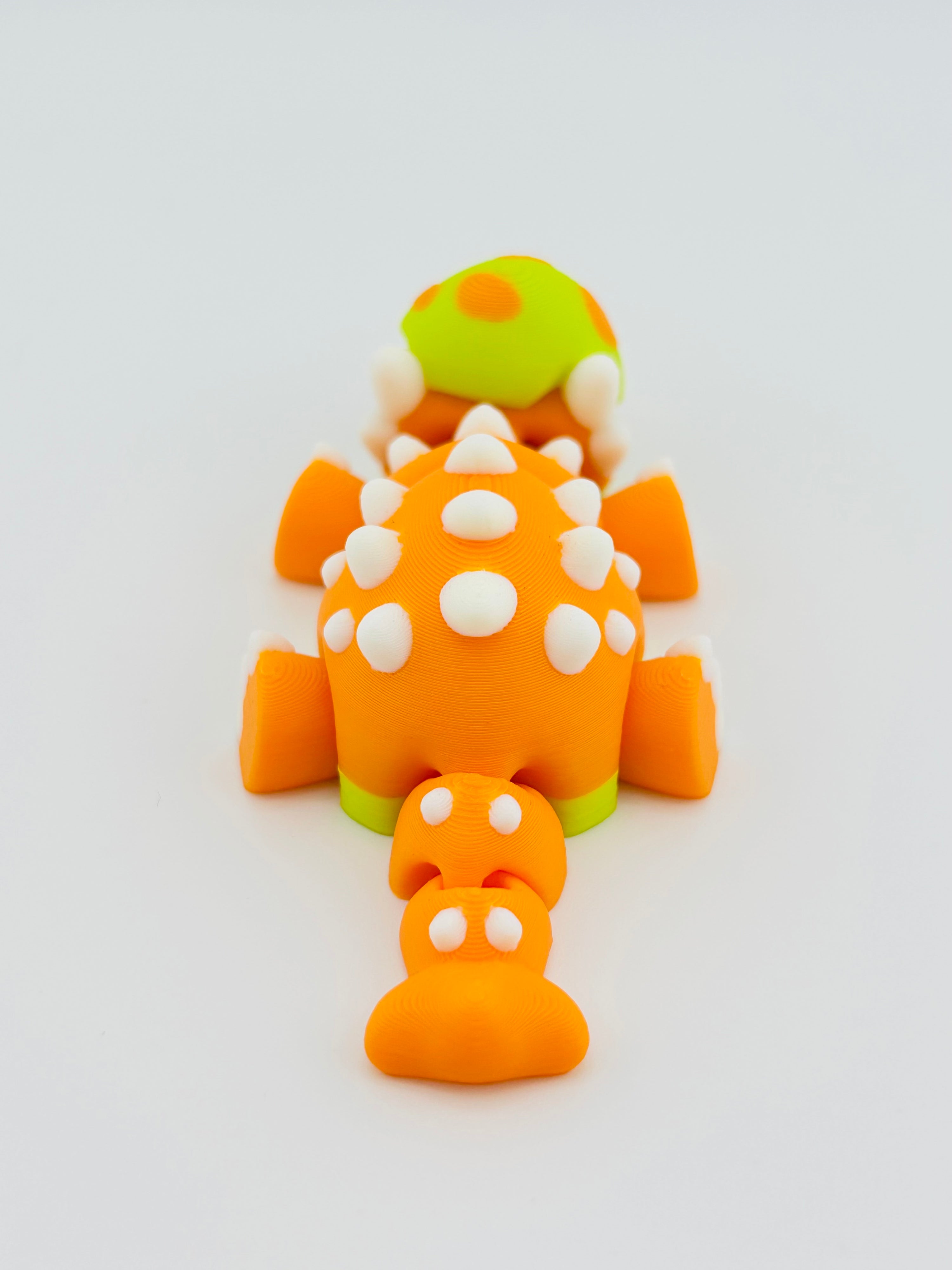 Baby Ankylosaurus Orange Green
