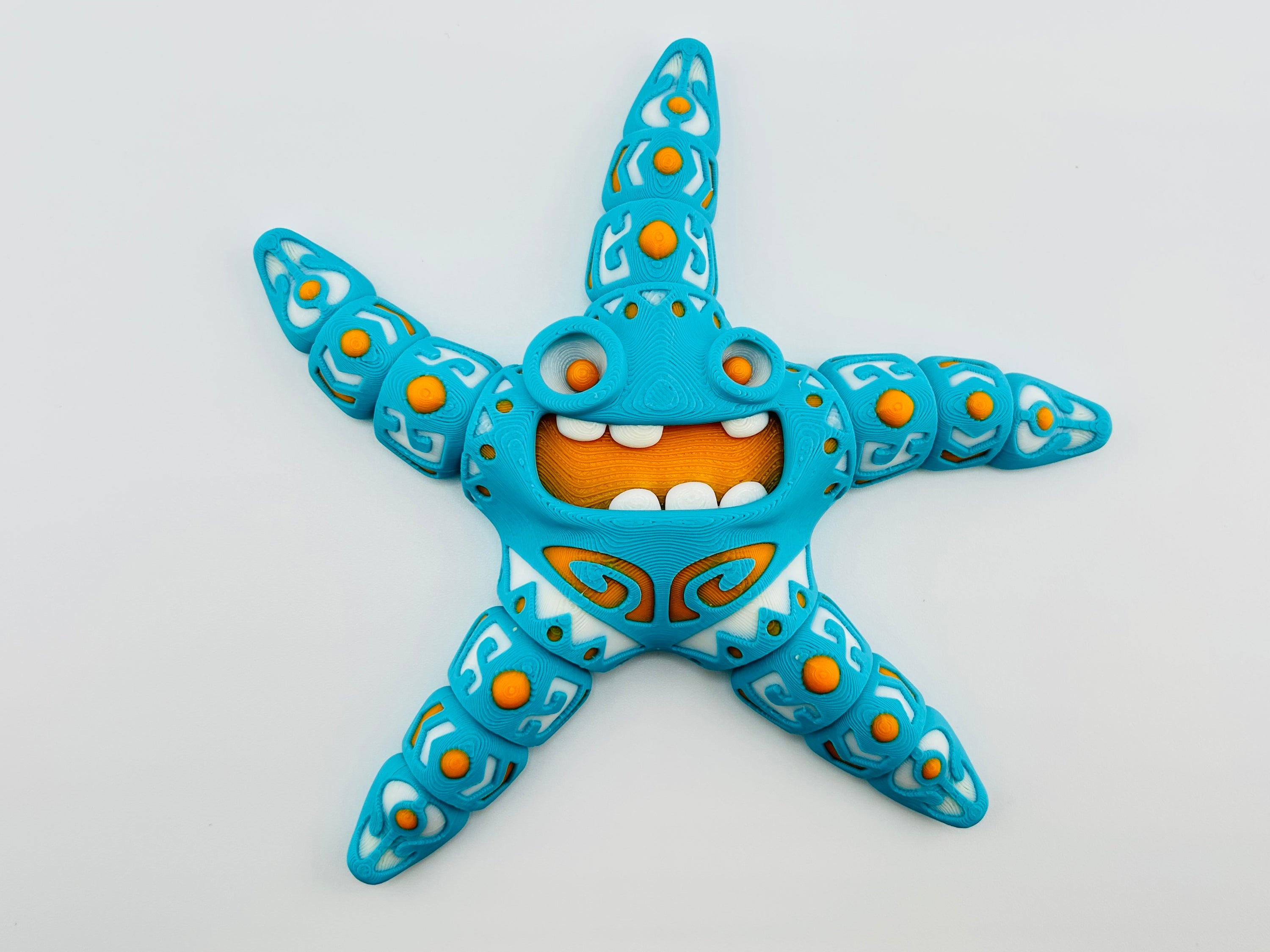 Tattooed Starfish Blue