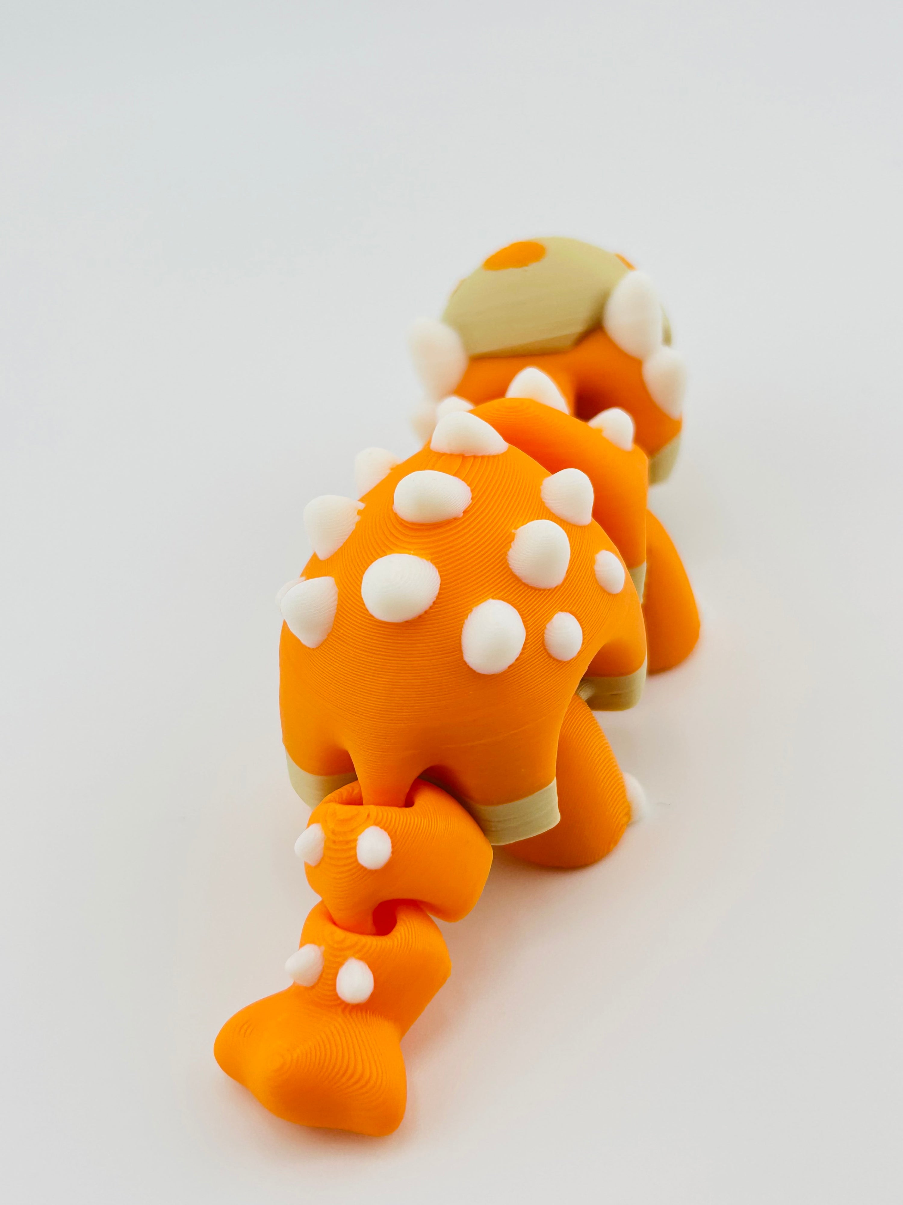 Baby Ankylosaurus Keychain
