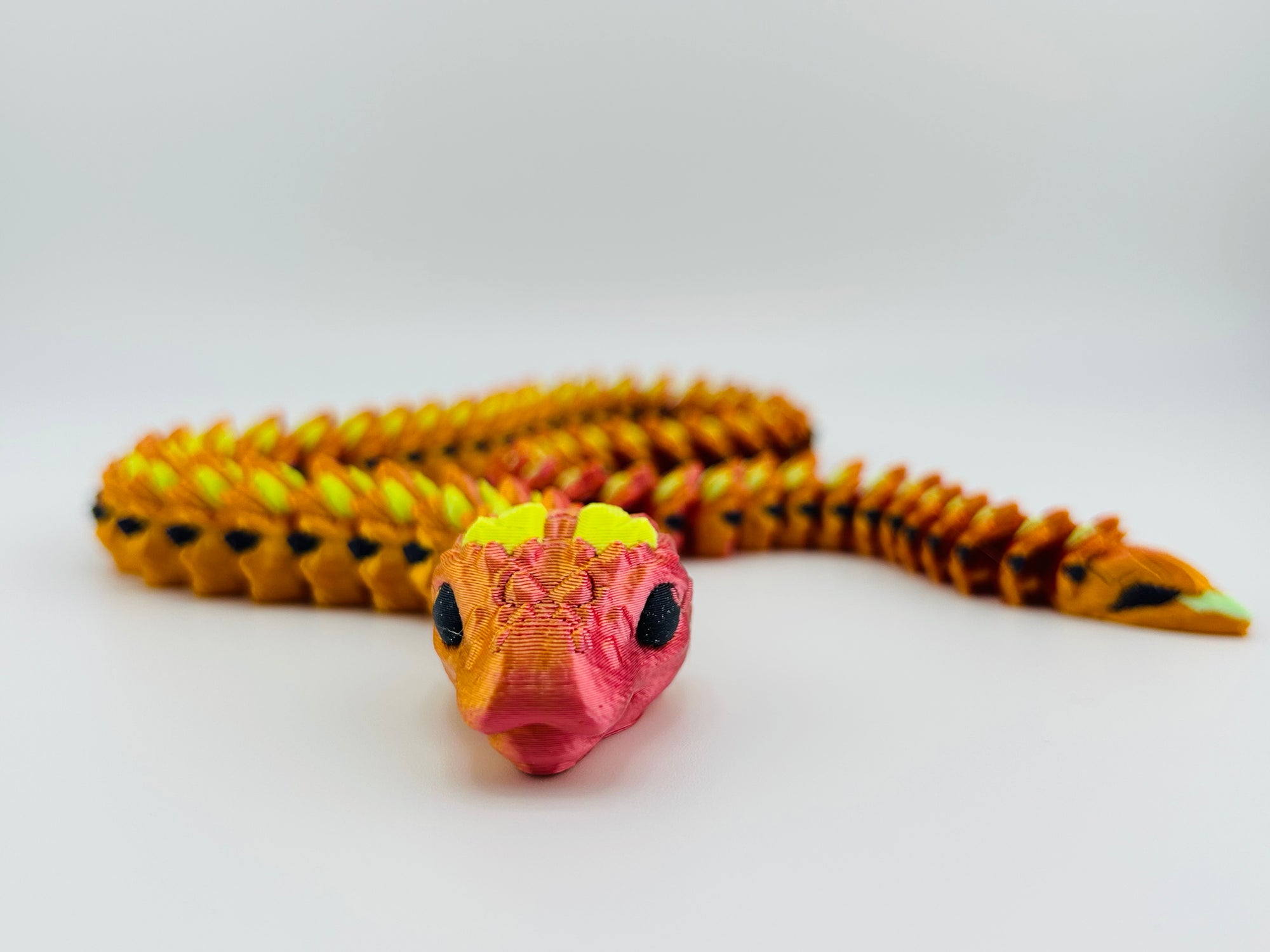 Crystal Snake Silk Pink