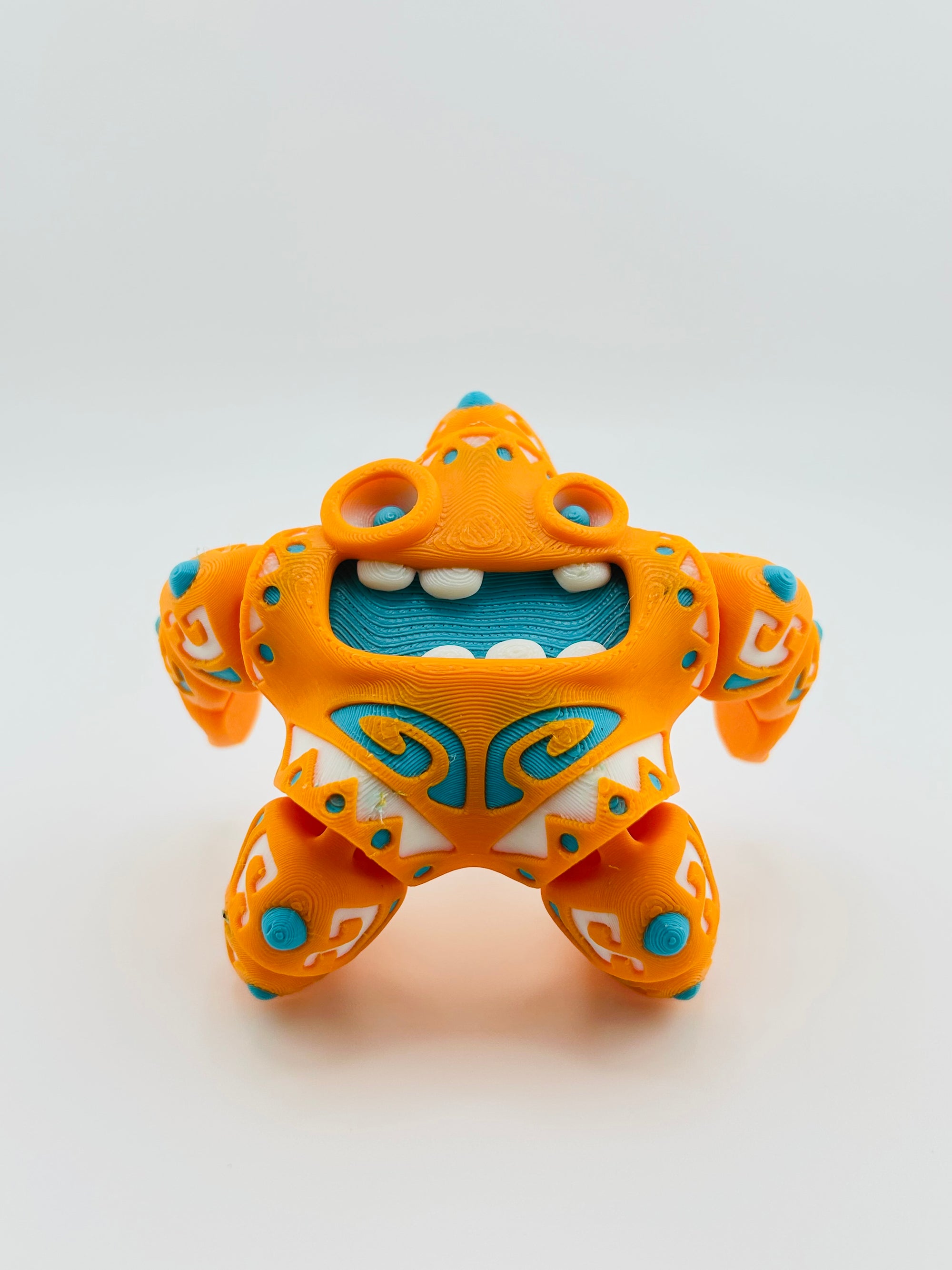 Tattooed Starfish Orange