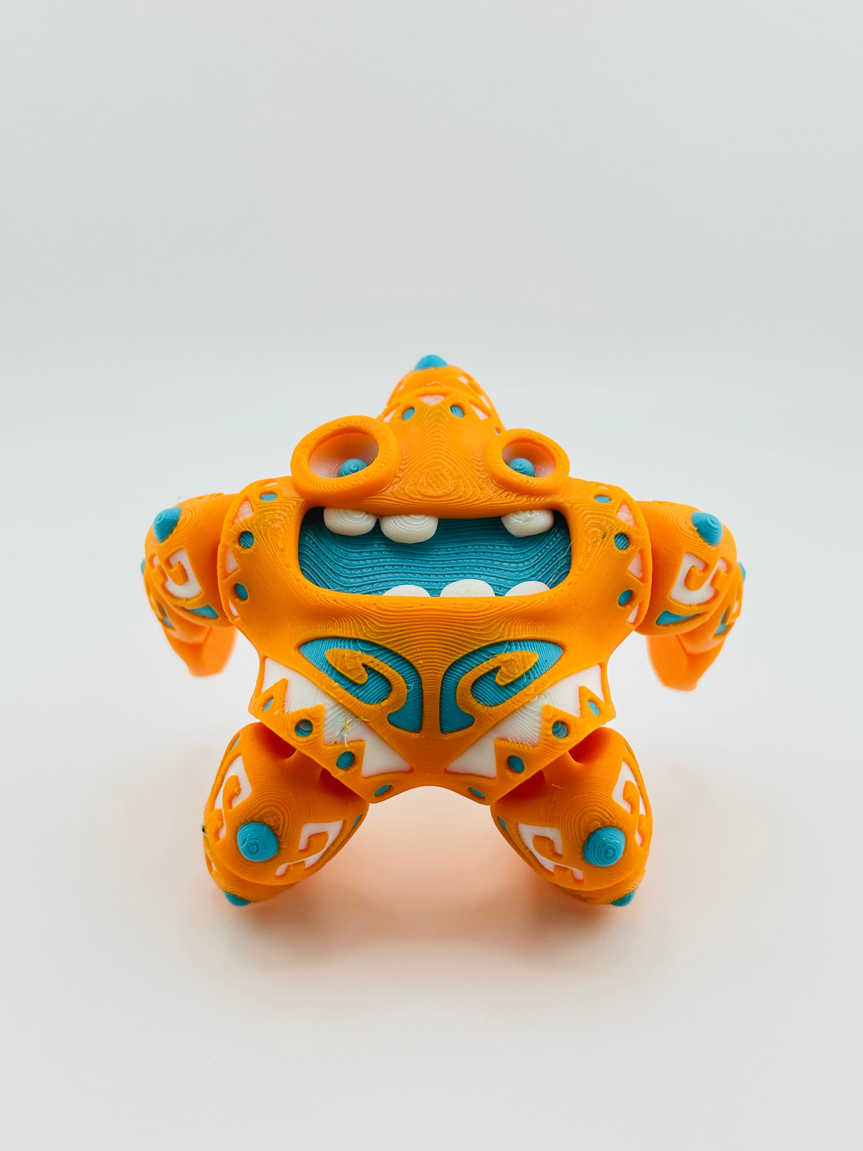 Tattooed Starfish Orange