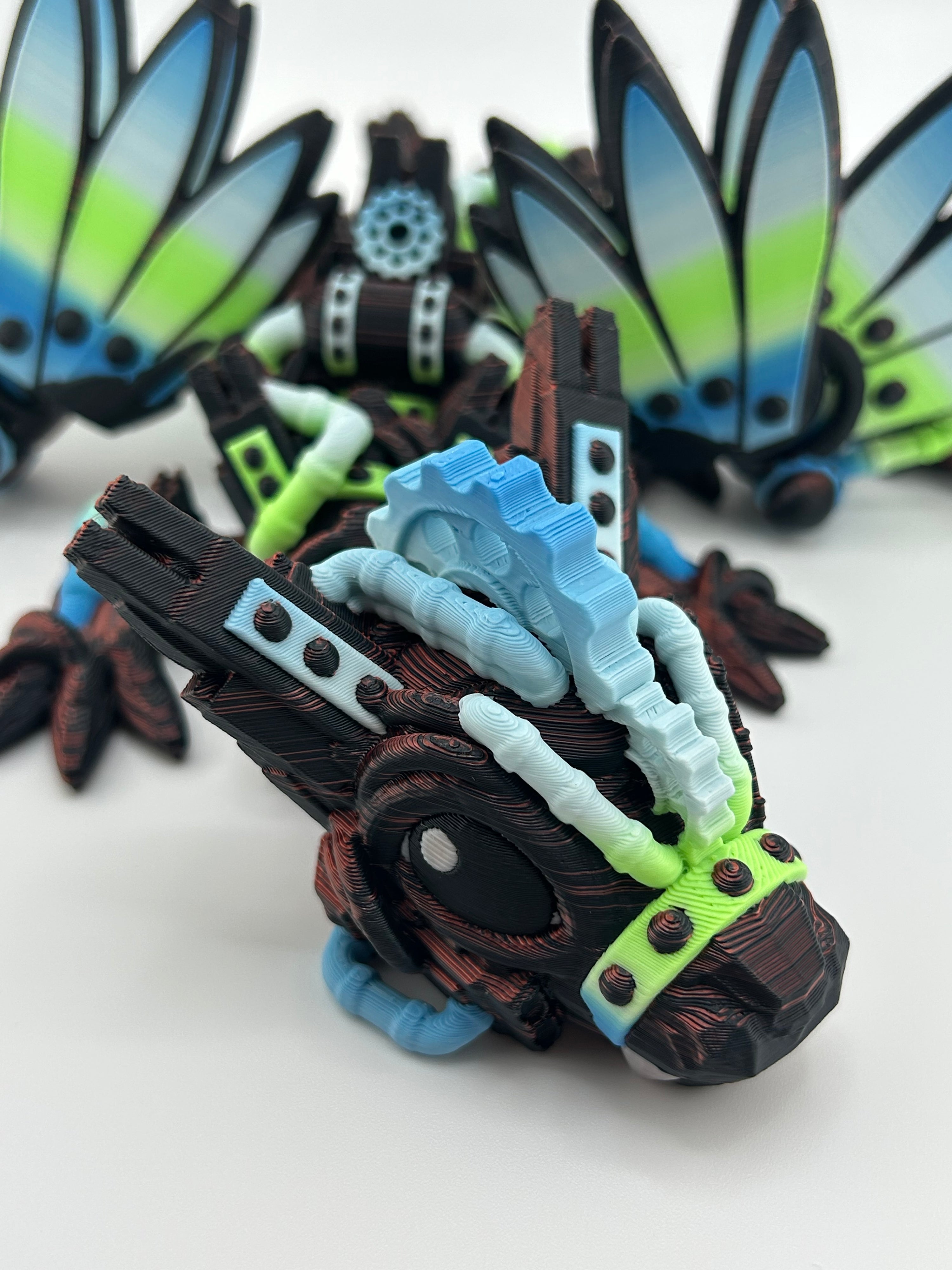 Baby Steampunk Dragon Gradient