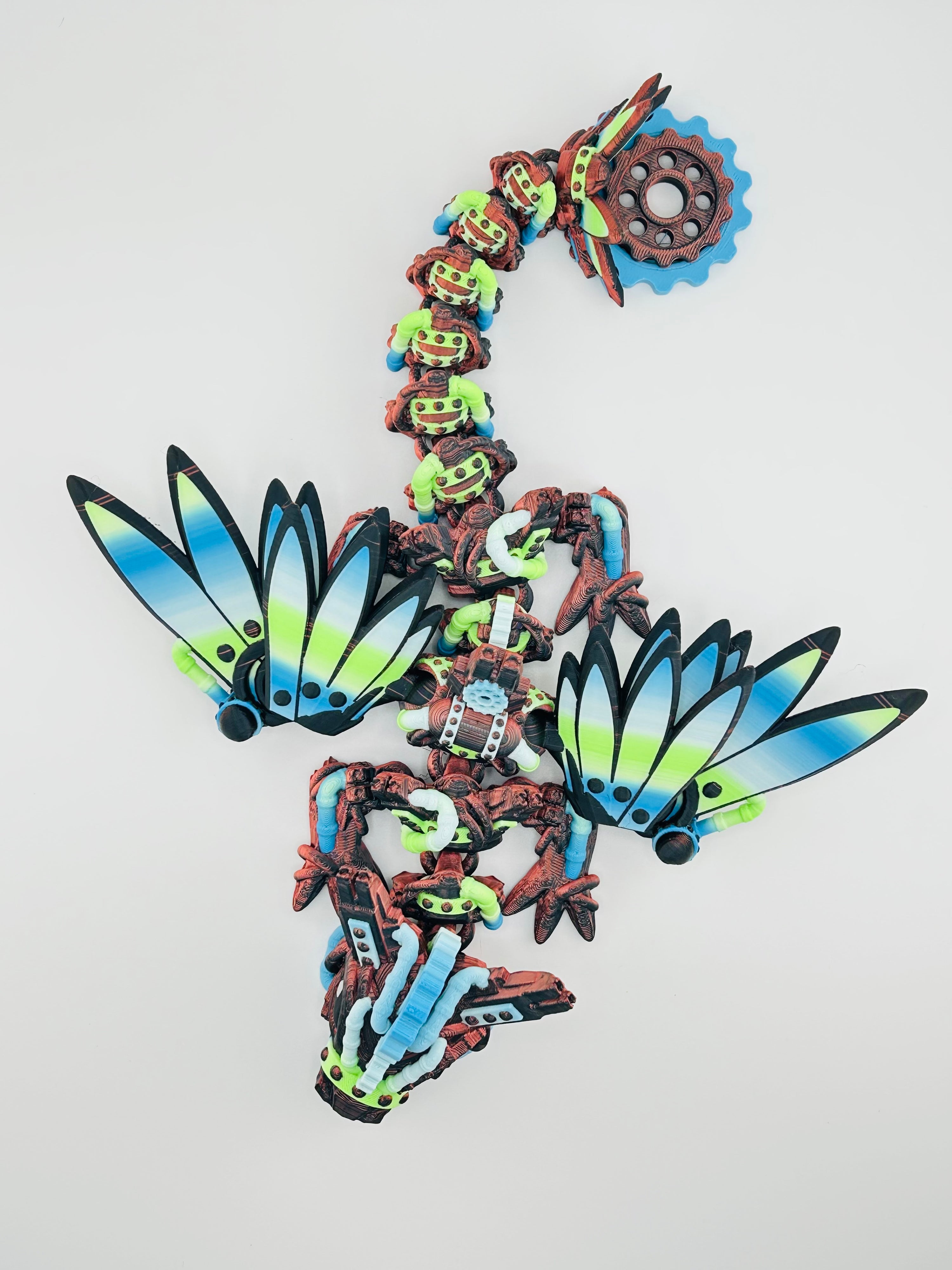 Baby Steampunk Dragon Gradient