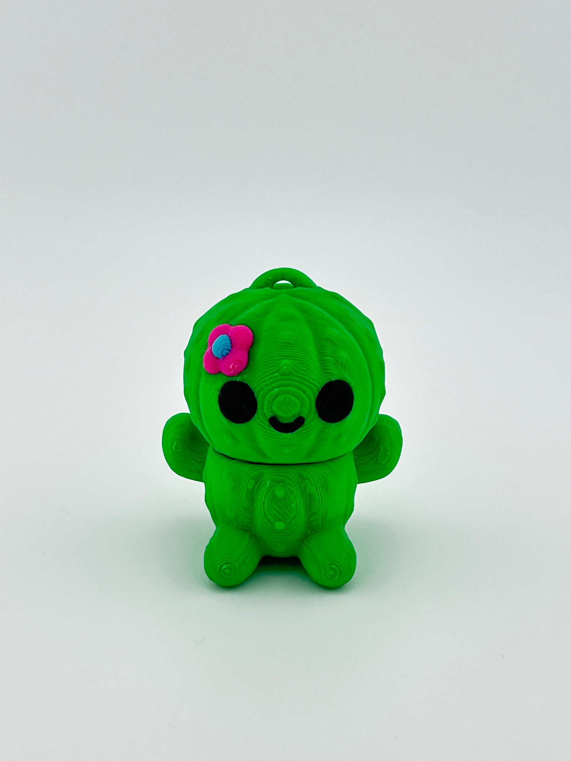 Tiny Cactus Keychain