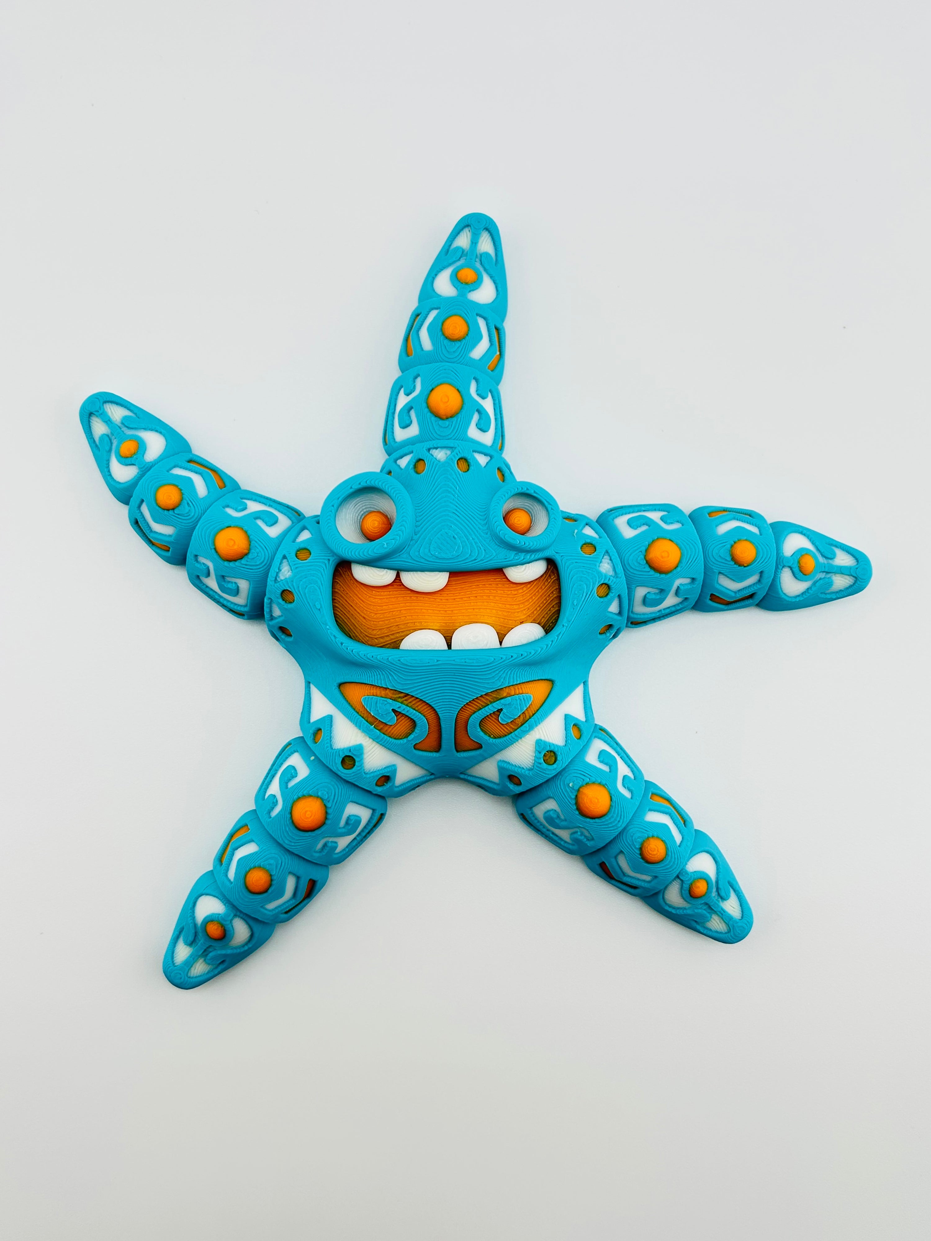 Tattooed Starfish Blue