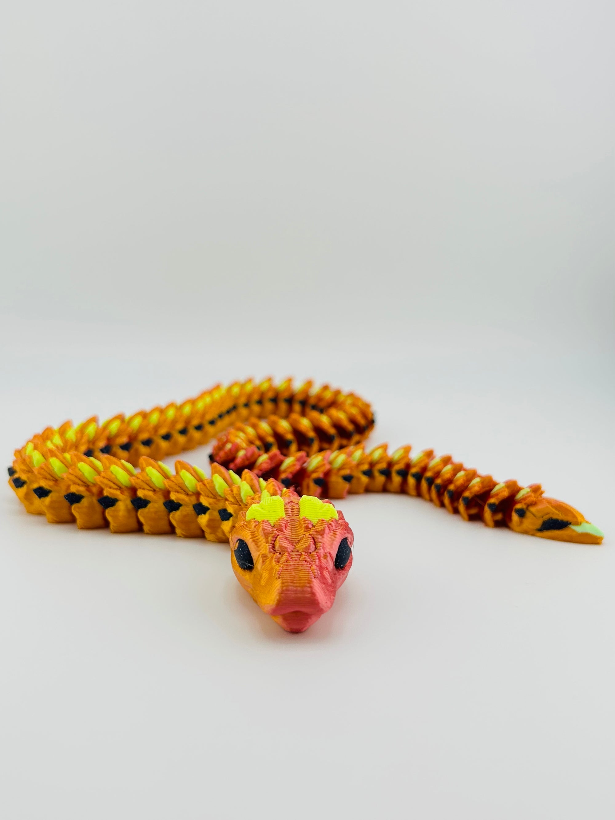 Crystal Snake Silk Pink