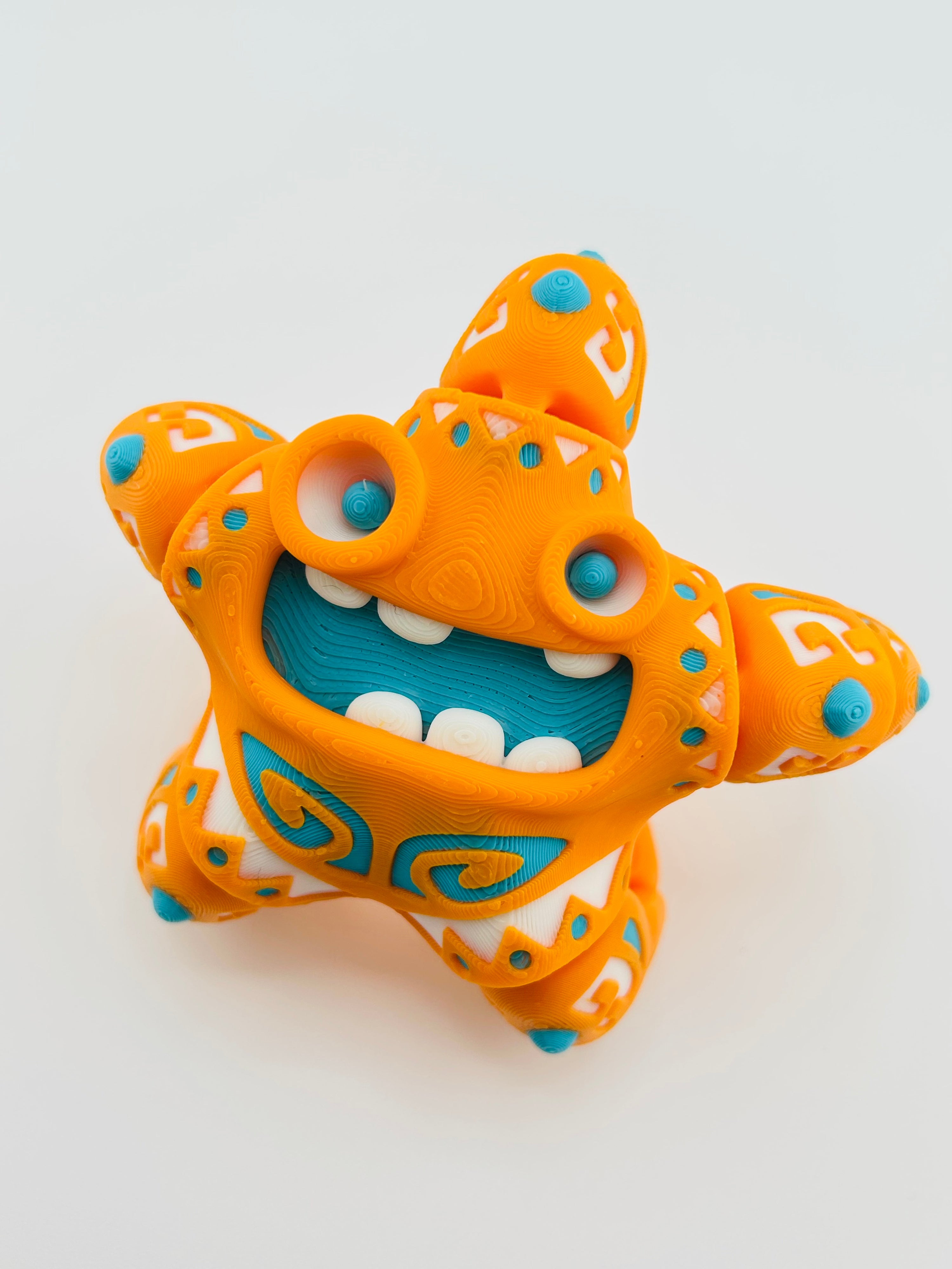 Tattooed Starfish Orange