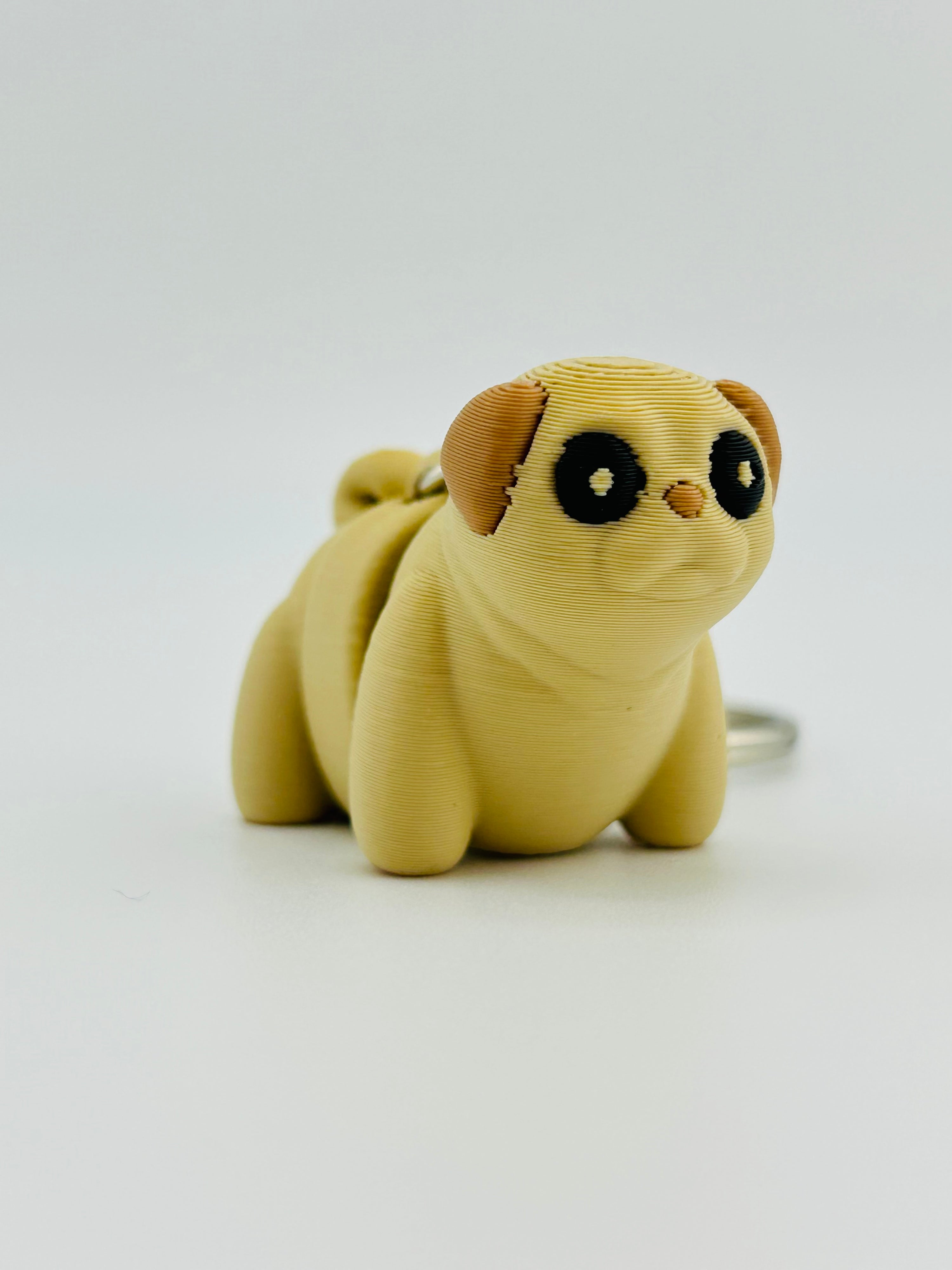 Pug Keychain