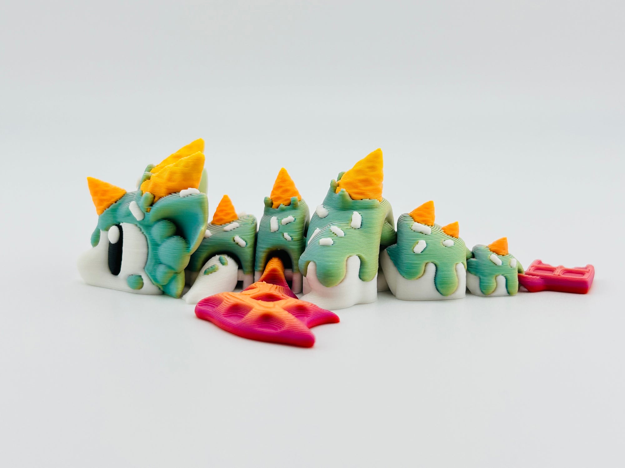 Sugar Rush Dragon Orange With Red Wings