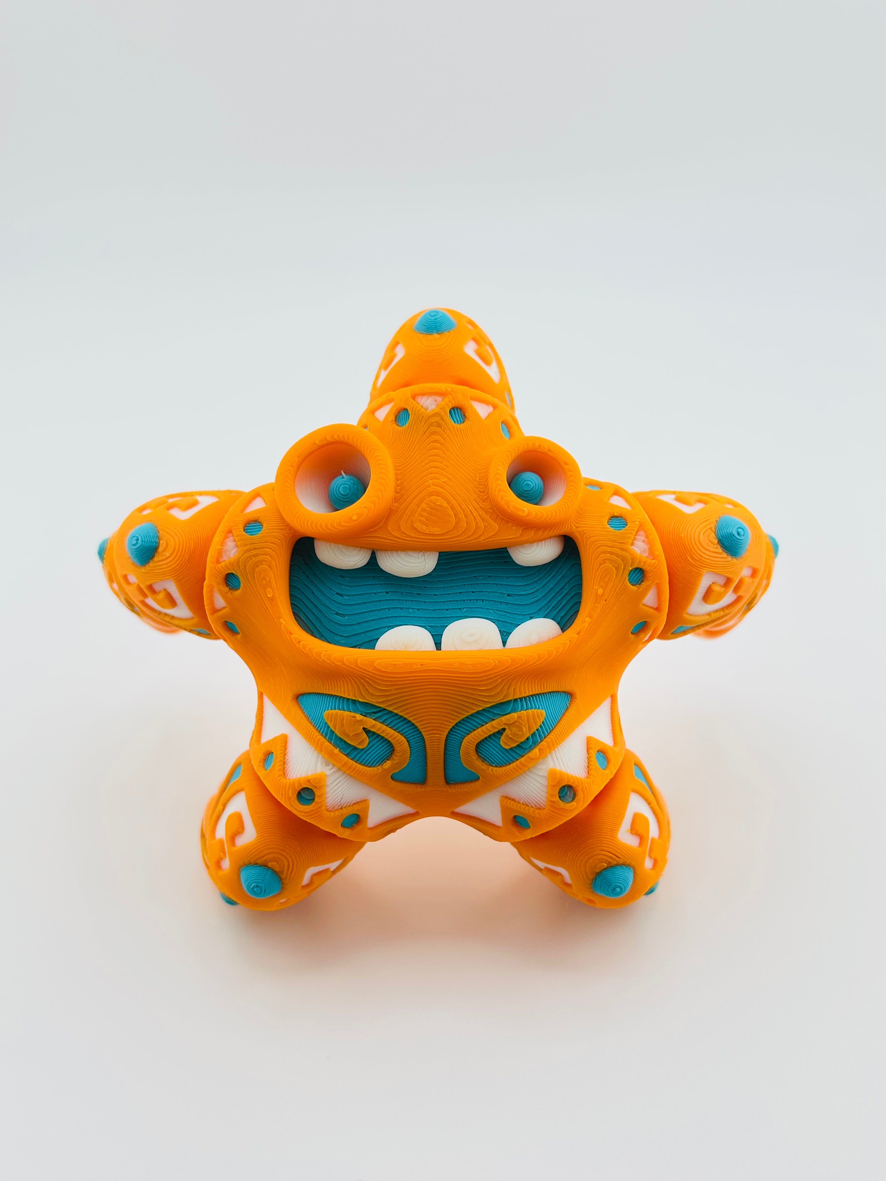 Tattooed Starfish Orange