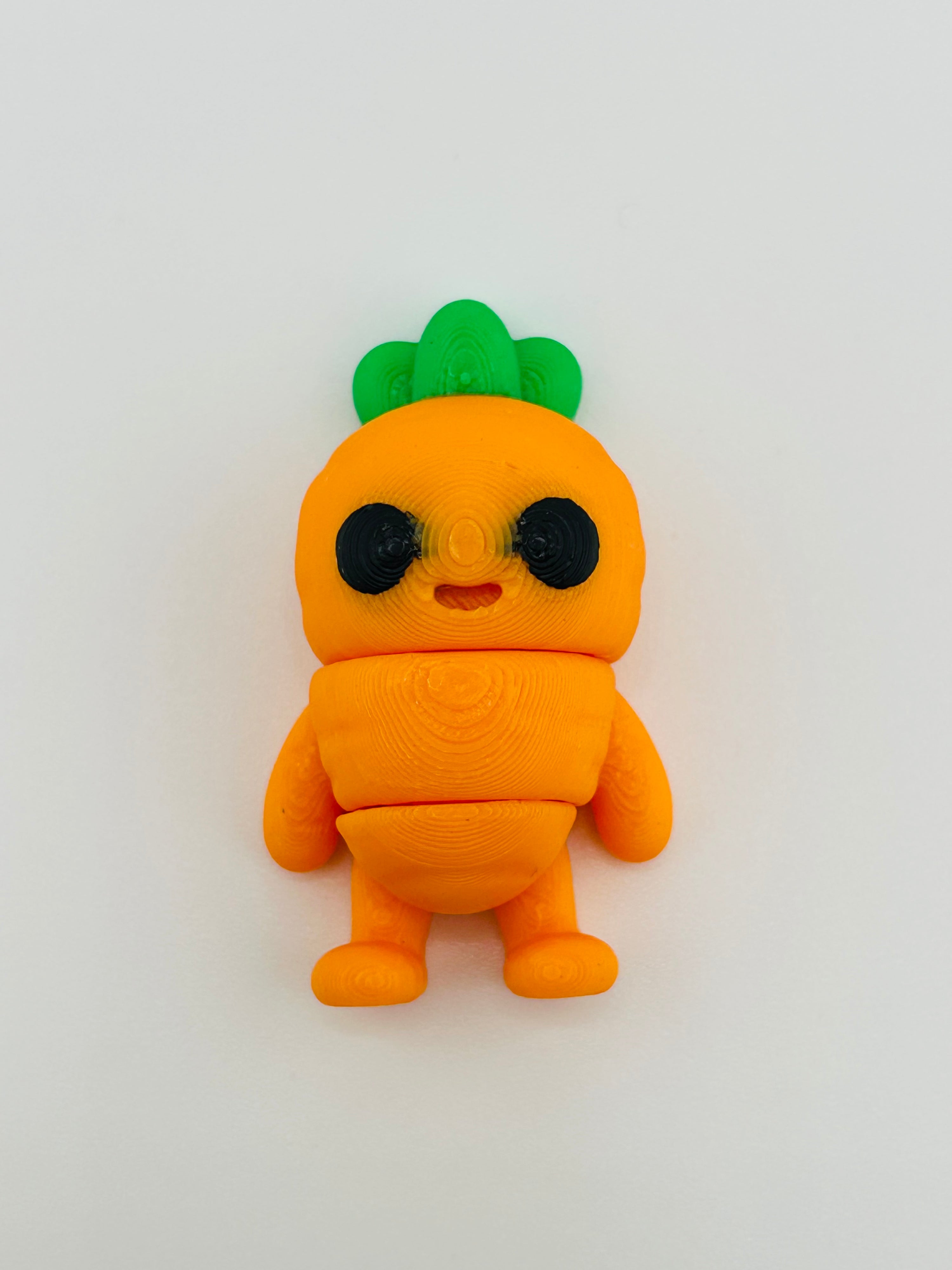 Baby Carrot Person Keychain