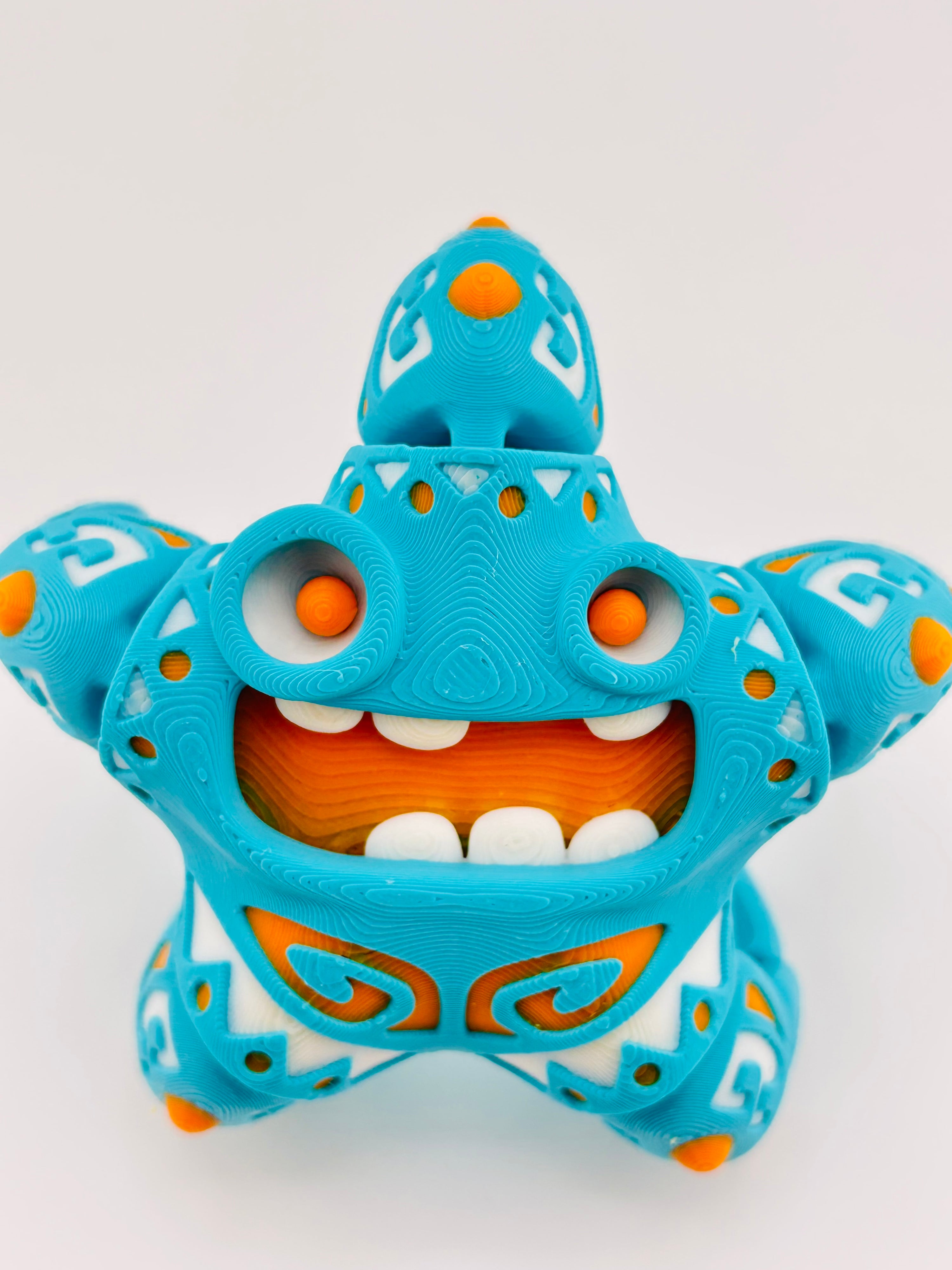 Tattooed Starfish Blue