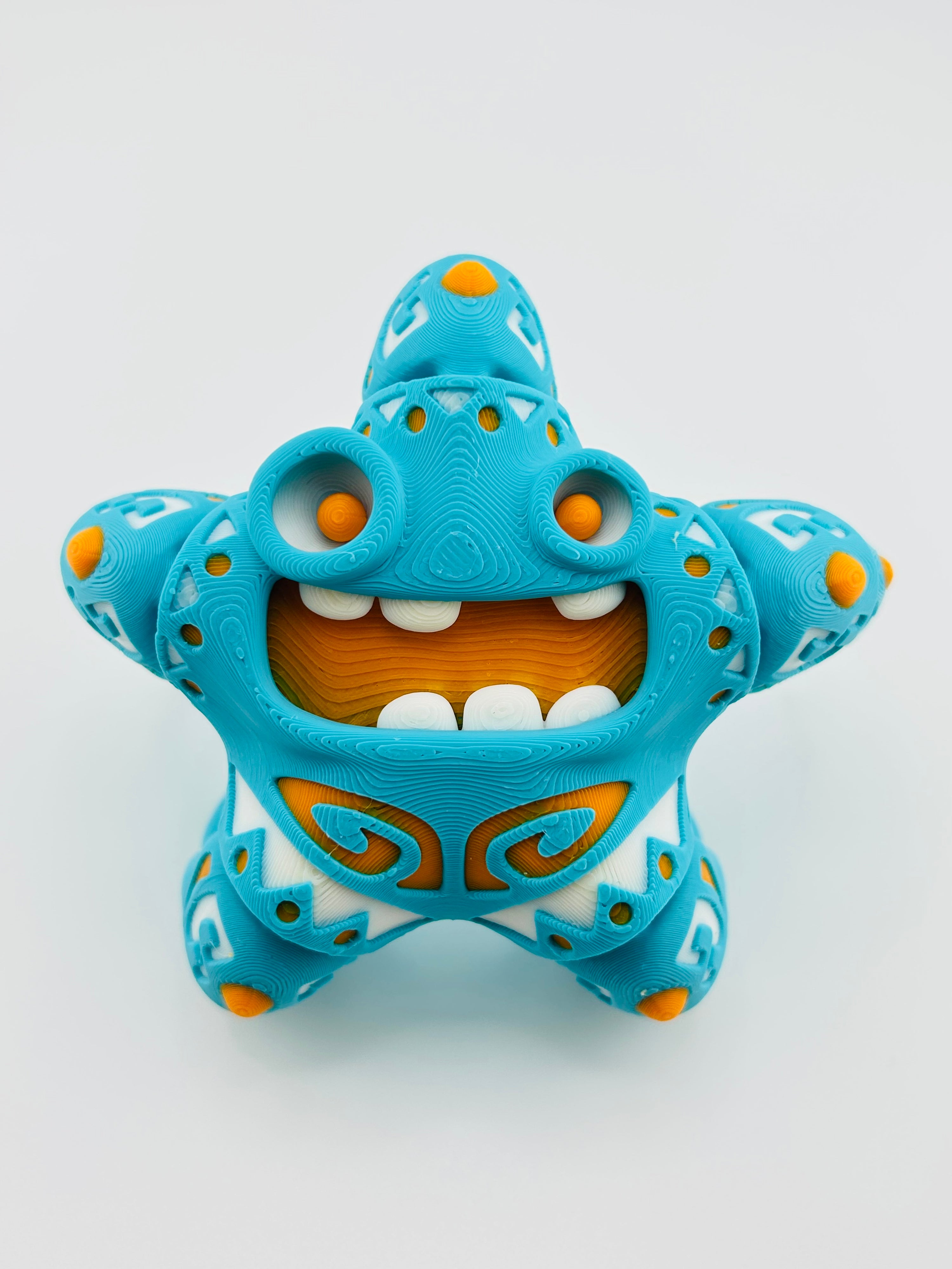 Tattooed Starfish Blue