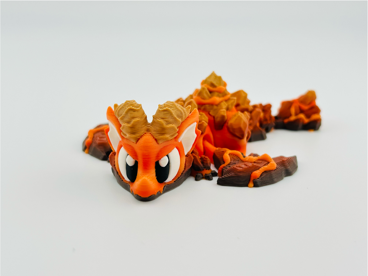 Lava Mini Dragon Fidget Toy