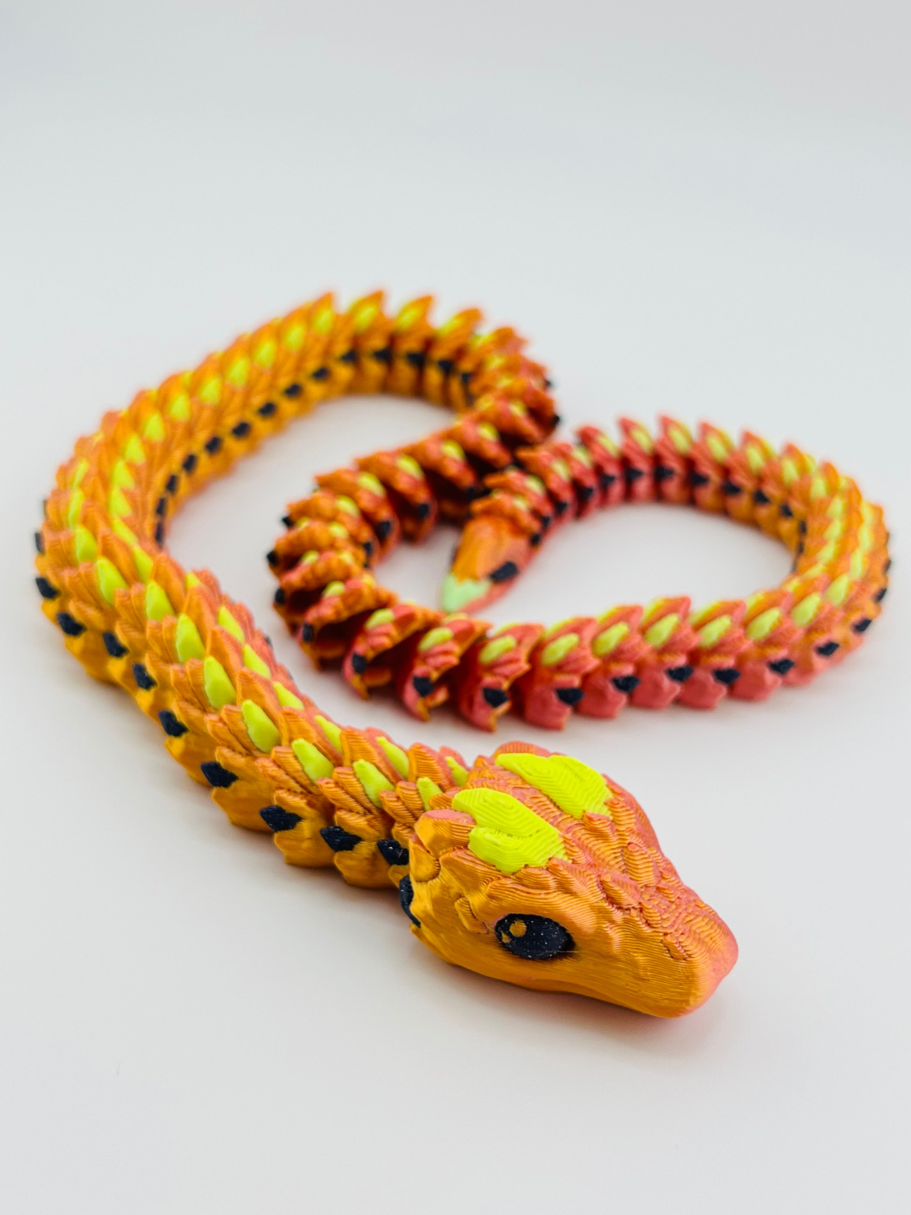 Crystal Snake Silk Pink