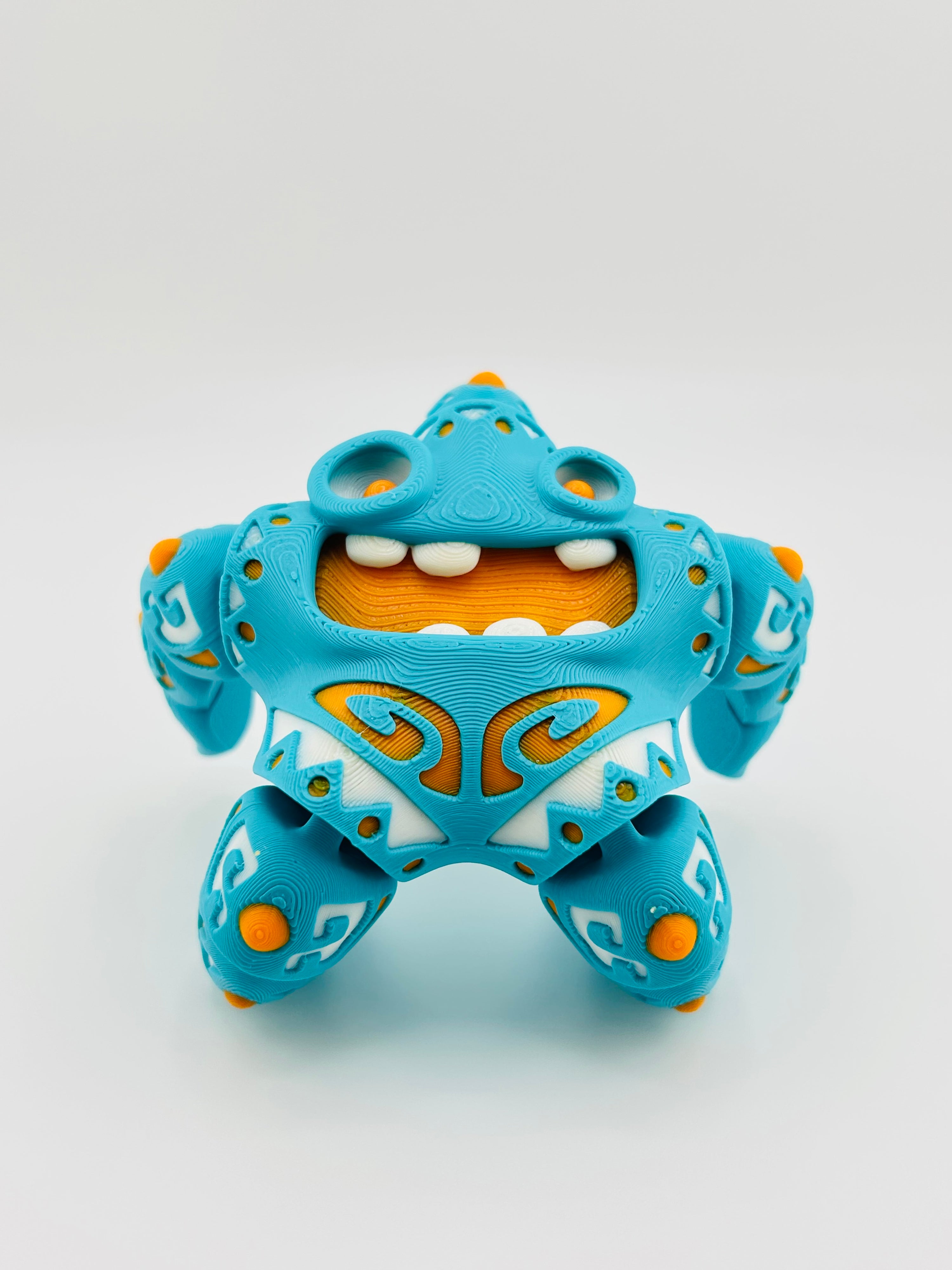 Tattooed Starfish Blue