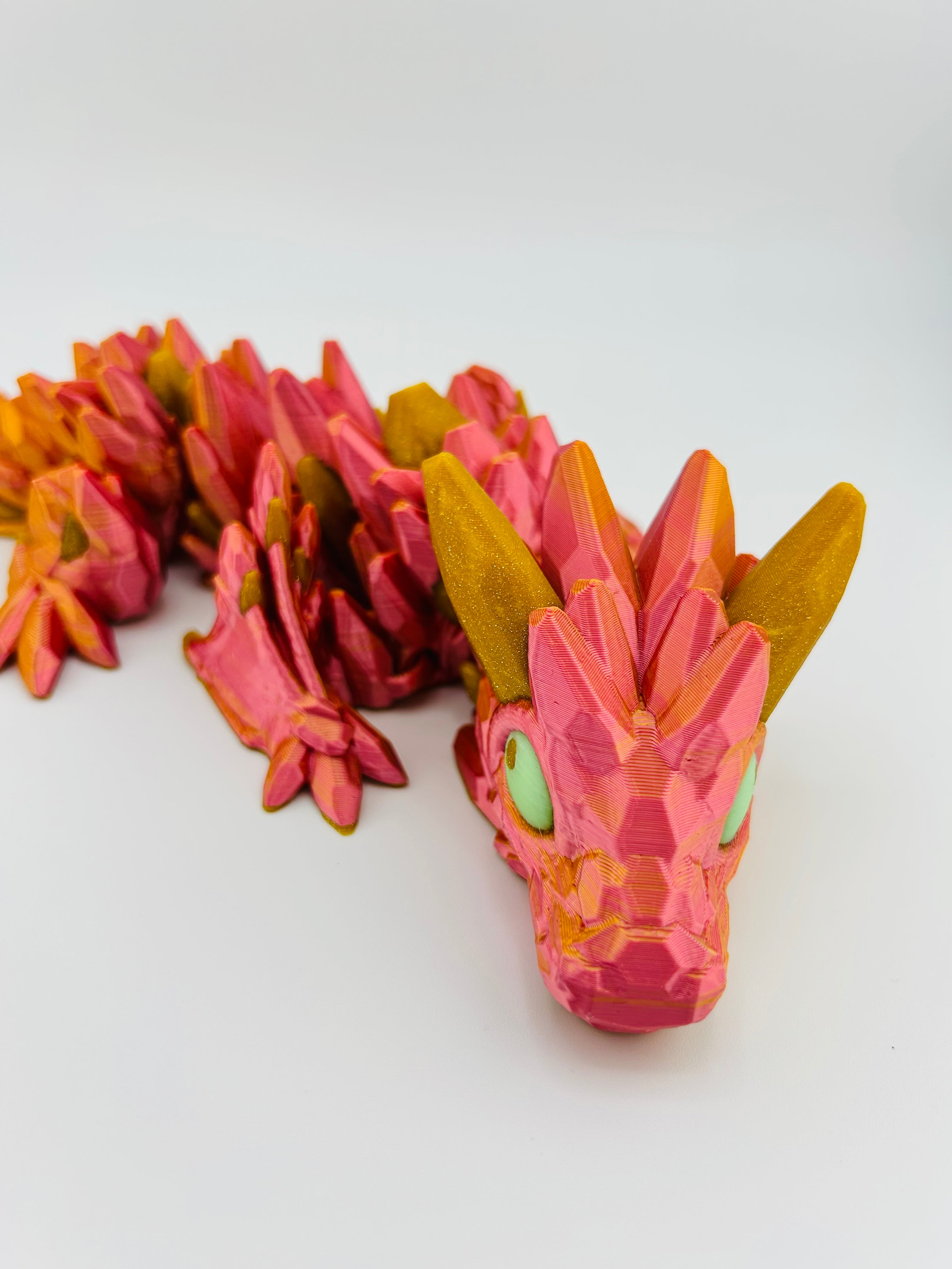 Baby Gemstone Dragon Rose Gold