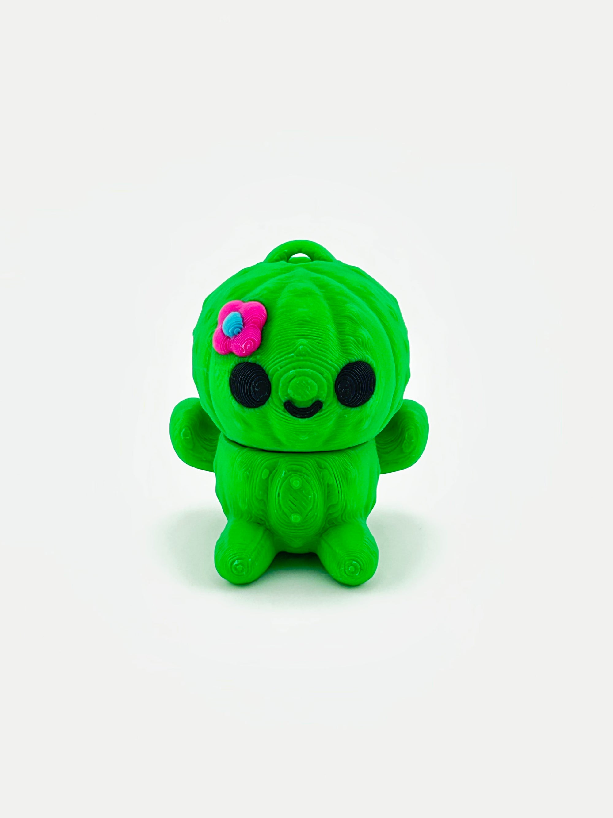 Tiny Cactus Keychain