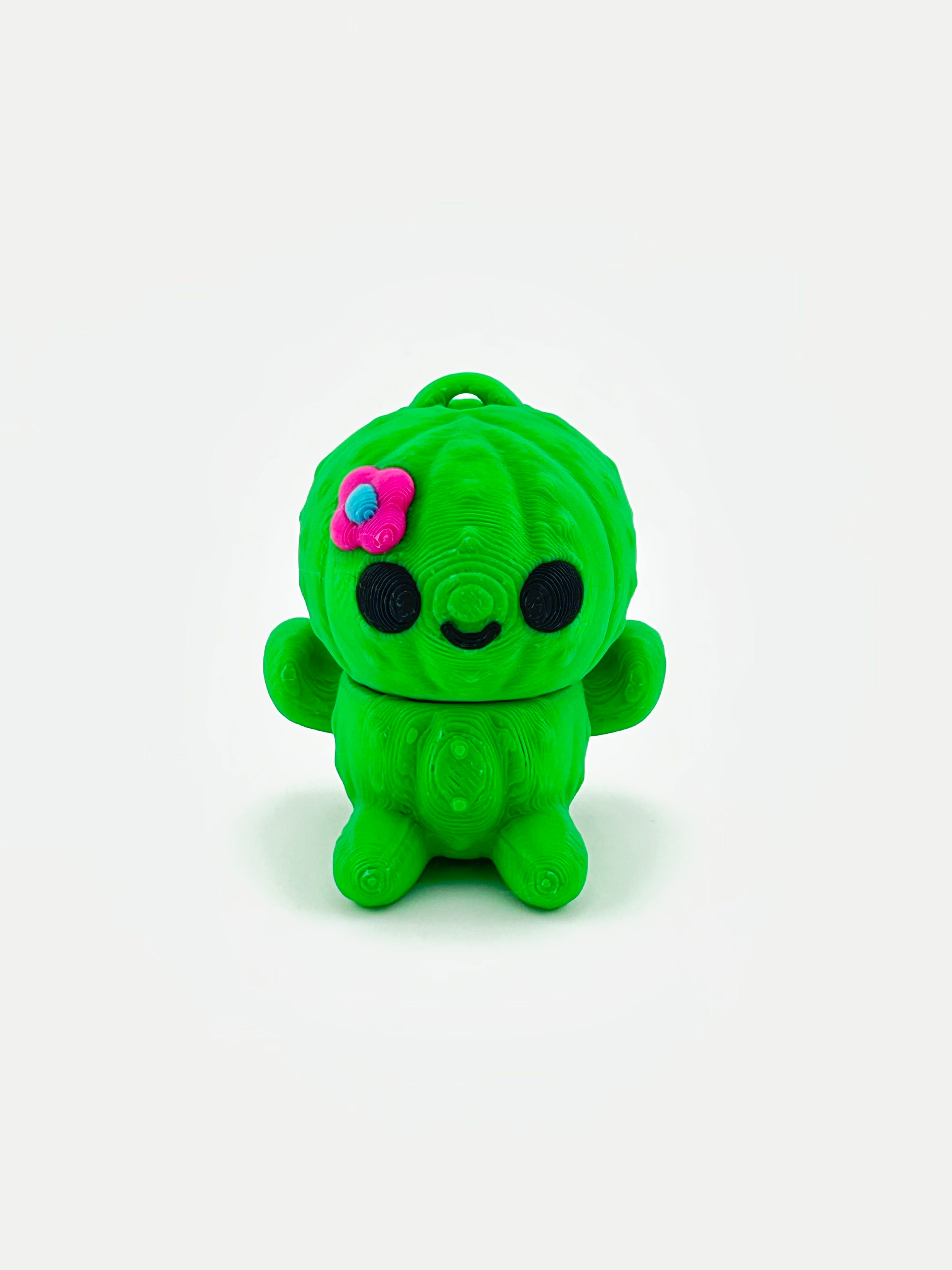 Tiny Cactus Keychain
